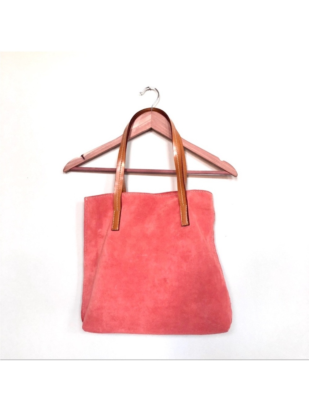 Benestar suede leather tote